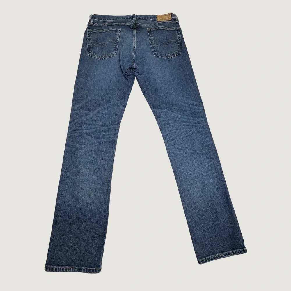Polo Ralph Lauren Hampton Relaxed Straight Jeans Mens 32x34 Blue Denim Classic